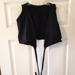 Harmonic Threads Wrap Top - Black